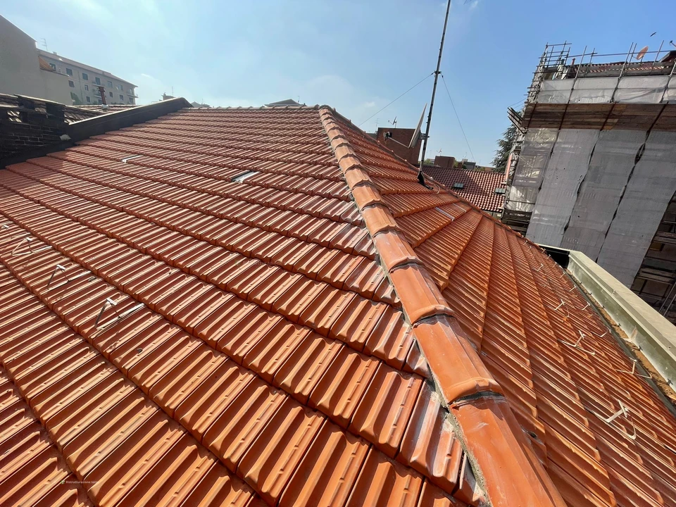 Manto di copertura dopo il rifacimento a Torino
